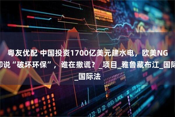 粤友优配 中国投资1700亿美元建水电，欧美NGO却说“破坏环保”，谁在撒谎？_项目_雅鲁藏布江_国际法