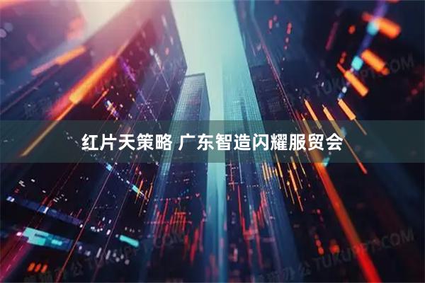 红片天策略 广东智造闪耀服贸会